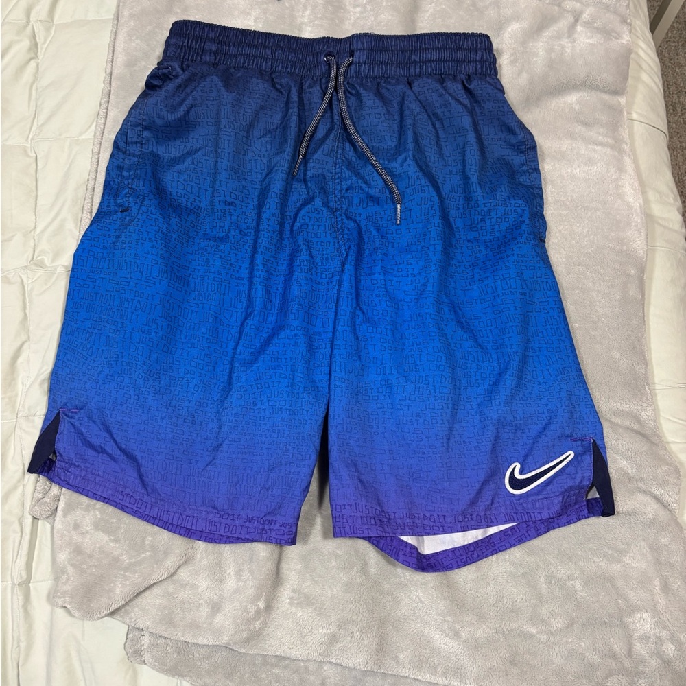 Nike Gradient Blue and Purple Shorts